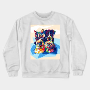 cats and dogs Crewneck Sweatshirt